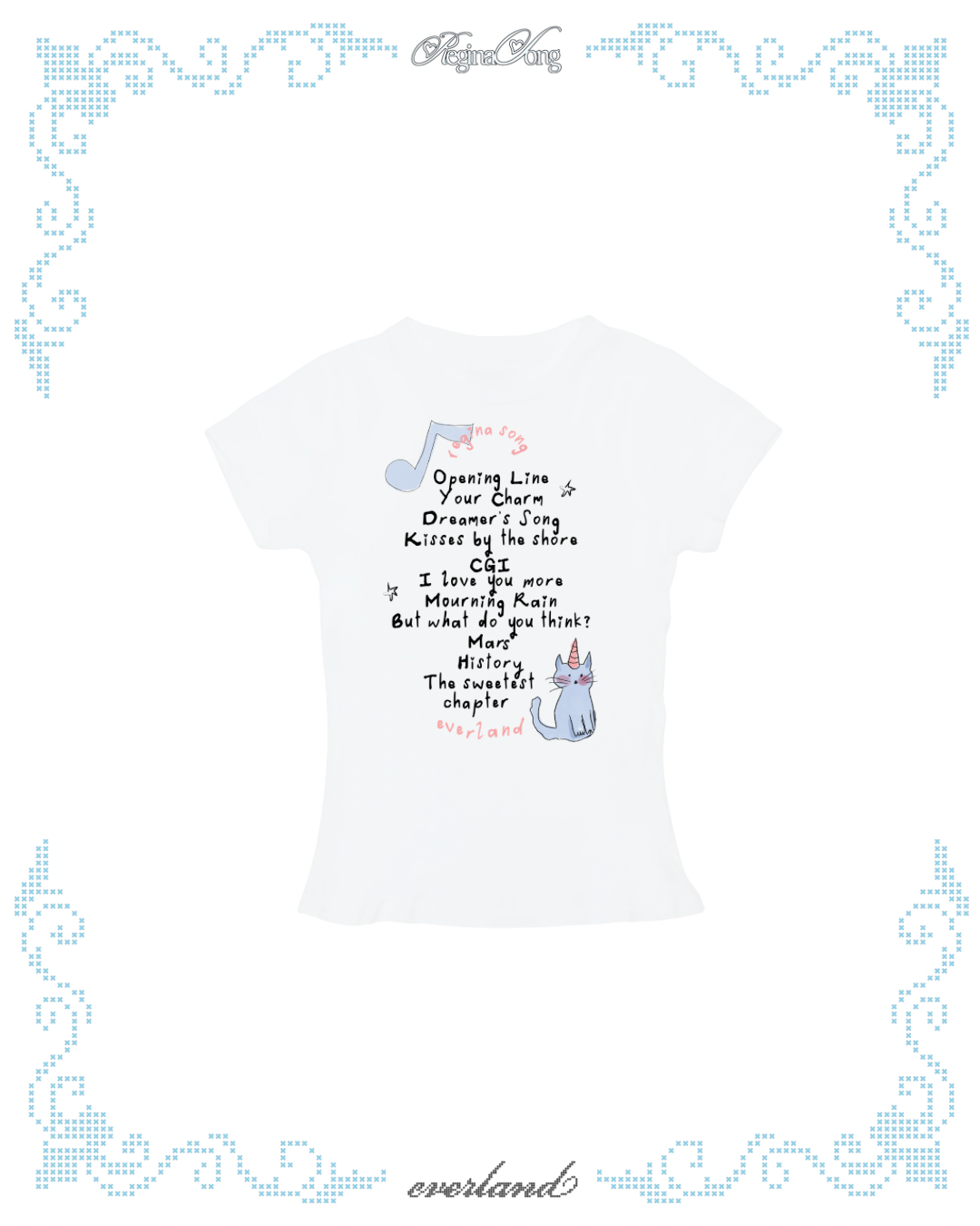everland mini white tee cover back