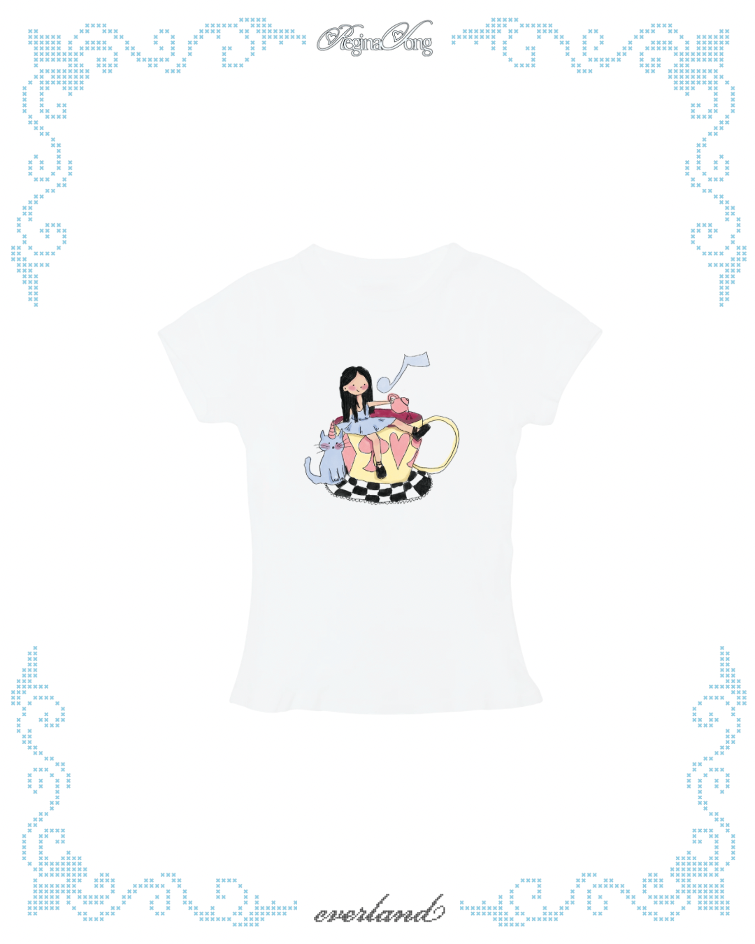 everland mini white tee cover front