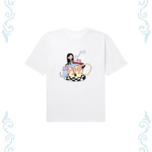 everland unisex white tee cover front